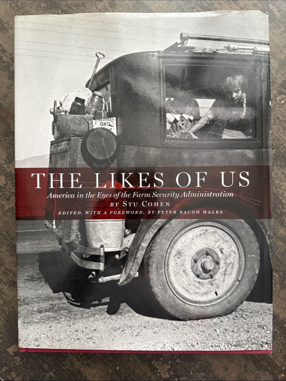 The Likes of Us by Stu Cohen - Vintage Photo Cover (Black & White with Red Band)